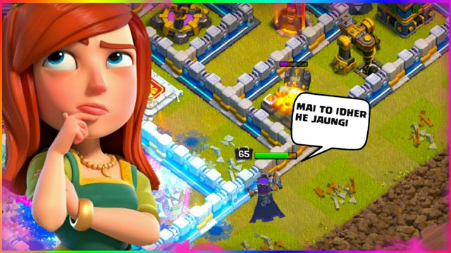 Why She Used Her 69 Level IQ? In Clash Of Clans
