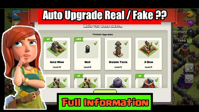 Coc Auto Upgrade | Automatically Upgrade Village To max Without Play In Clash of clans