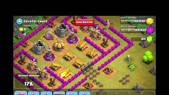 Clash of Clans Level 43 - Crystal Crust