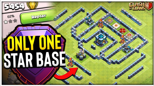 *ONLY ONE STAR BASE* TH13 Legend league Base w/Link | Th13 war base | Clash of clans