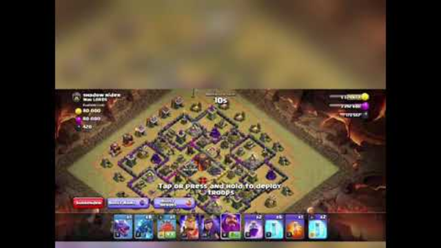 Clash of clans (coc) clan war leagues attack                    Electro Dragon