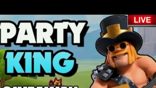 Gold pass august party king giveaway clash of clans #coclive