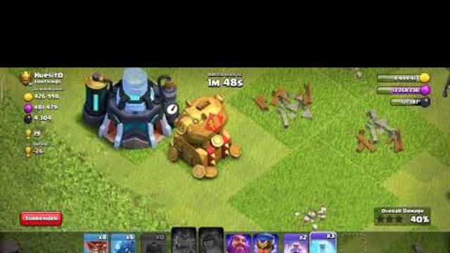 Clash of Clans - edrag and balloons - edragball attack - TH13 Attack - Air Attack Strategy
