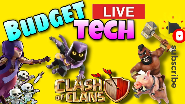 Clash of clans Live -  coc live - Clan War League Special in Hindi and English