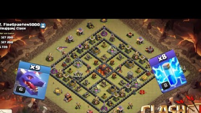 100% WAR ATTACK TH 10...CLASH OF CLAN - COC