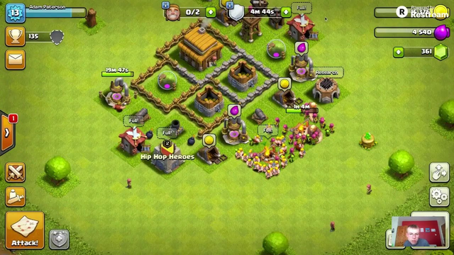 HOW TO FARM AND ATTACK ON CLASH OF CLANS TO KEEP YOUR BUILDERS BUSY