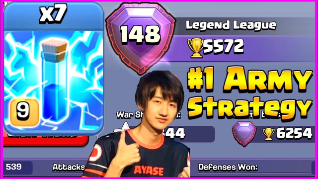Legend League Attacks! #1 Army Zap Lalo Attack Strategy! TH13|Clash of Clans