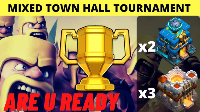 Mixed Town Hall Tournament Announcement l How to change Friendly war base l Coc Tournament Aug 2020