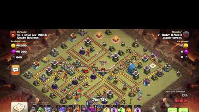 Mass hogs attack .. clash of clans