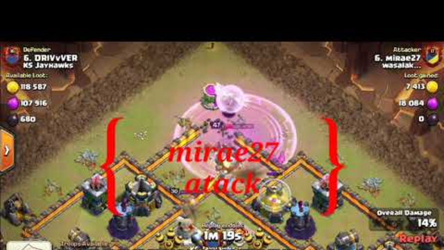 #clash of clans war league first round paano gamitin ang electro dragon atack with rage and freeze