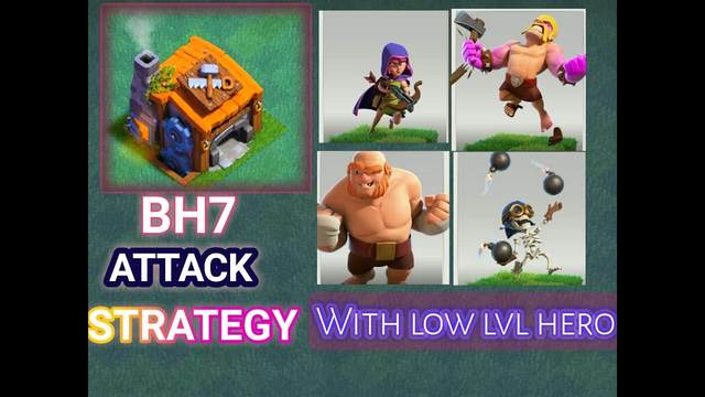 Builder Hall 7 Attack Strategy 2020. With low lvl Battle Machine. CLASH OF CLANS