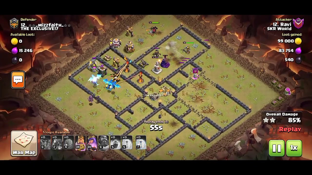 Clash of clans war attack