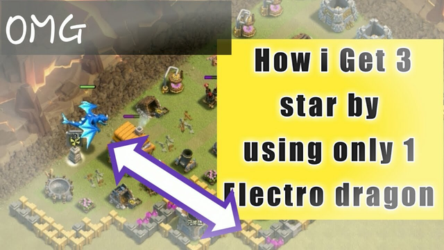 #WORLD RECORD #CLASH OF CLANS.  #1 ELECTRO DRAGON 3 STAR . #Never been done before in clash of clans