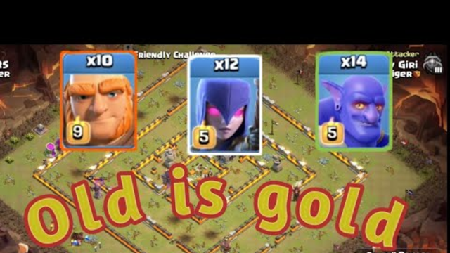 Old is gold - Clash of clans || very old and famous strategy-COC