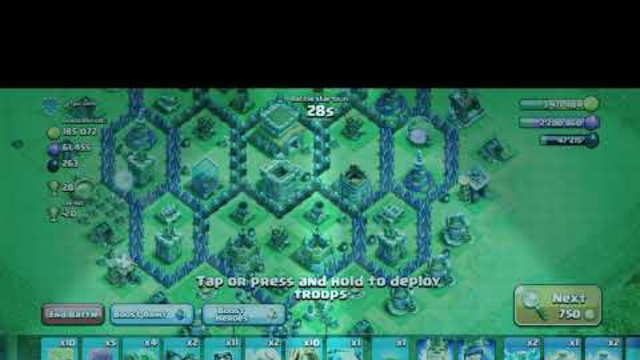 3 Star attack in Clash of clans.