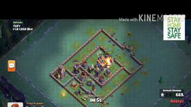 Builder Hall 9 Anti 3 Star Base Attacks Replays Clash Of Clans