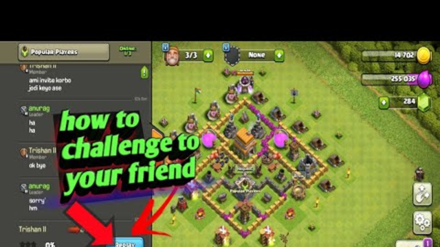 How To Challenge To Your Friend On Coc In Bengali || Bengali Indian Gamer