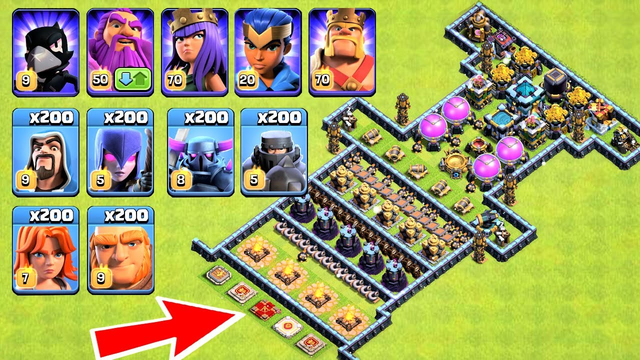 Who Can Survive This Difficult Trap on COC? Trap VS Troops COC HD Video 2020 Clash Of Clans