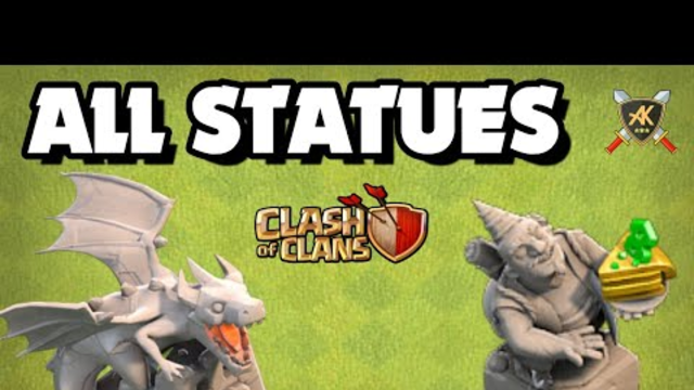 All Statues Compilation - Clash of Clans - COC Statues