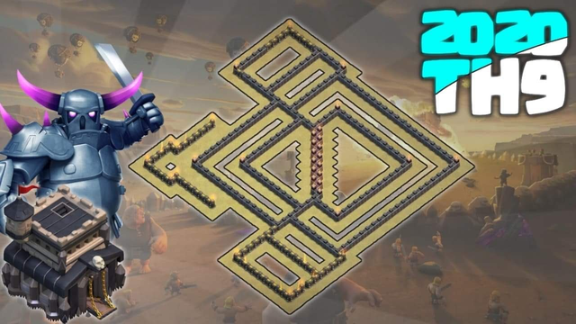 NEW 2020 TOWN HALL 9 WAR BASE | Clash of Clans