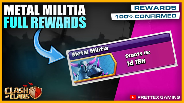 Clash of Clans Upcoming Events Rewards Information | Metal Militia Event Full Rewards coc 2020