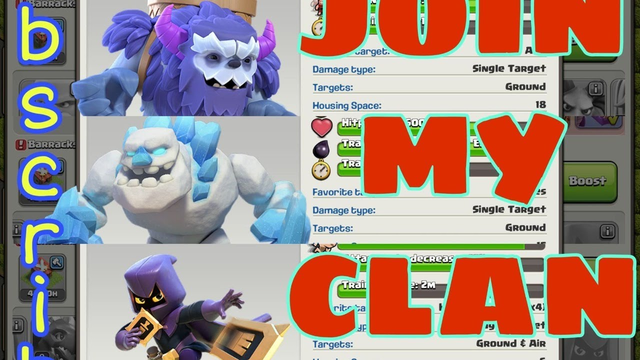 playing clash of clans  // looking for clan members //
