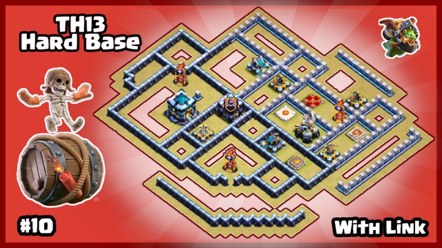 TH13 War Base with link | Clash of clans | August 2020