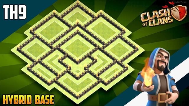BEST *UNDEFEATABLE* TOWN HALL 9 BASE IN CLASH OF CLANS