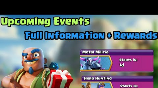 Upcoming new Events || Metal militia & Hero hunting || August 2020 Events || Clash Of Clans India