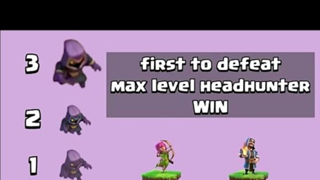 Every Level Wizard and Archer VS Every Level Headhunter | Clash of Clans