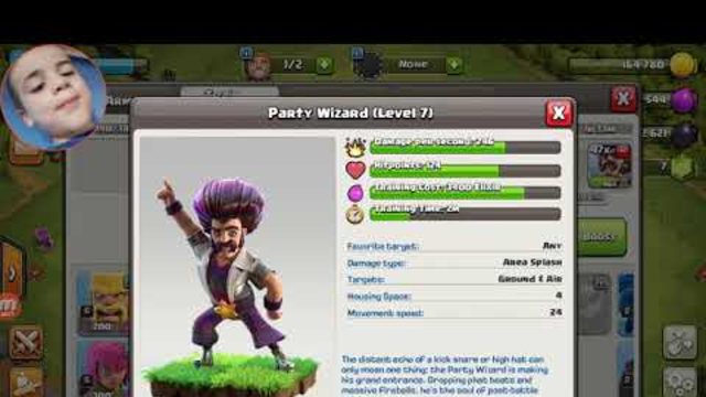 coc  clash  of  clans  party  wizard