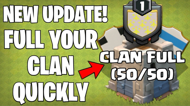 NEW UPDATE! INVITE 50 MEMBERS QUICKLY CLASH OF CLANS