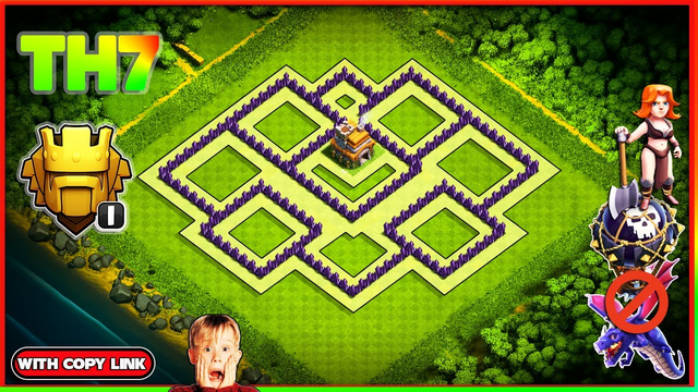 New BEST Town Hall 7 (TH7) TROPHY Base Design!! Clash of Clans TH7 Trophy Layout [Defense] CoC 2020