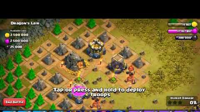 How to complete dragon's lair from goblin house (clash of clans)