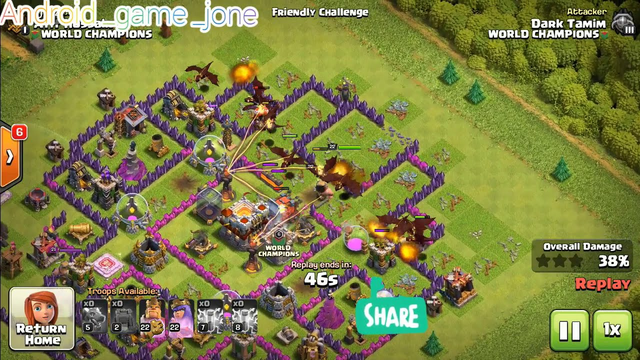 Clash of clans two friendly challenge at a time secrets and get 3star.