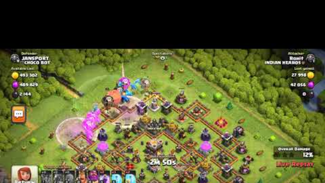 Clash of clans ||@Rohit ||  @Abdul || Join our Clan for max Troops nd spells