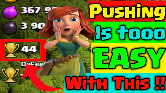 How to get more trophies in clash of clans./How to get more trophies in clash of clans in hindi.....