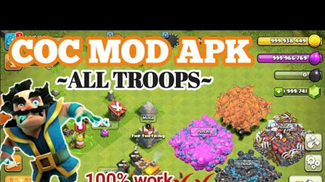 Mendownload coc mod apk all troops 2020 || Clash of clans