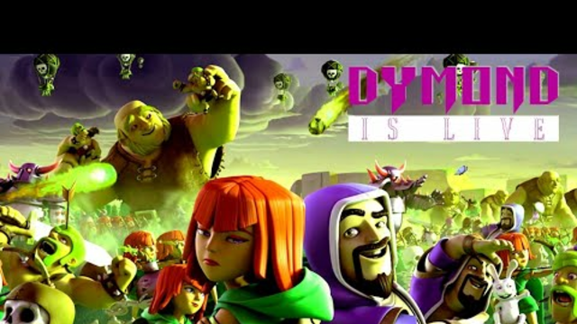 clash of clans, LIVE With Dymond Gaming