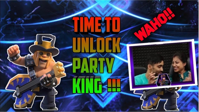 Time To Unlock Party King.....Clash Of Clans