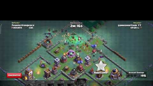 #1105 | COC Builder Hall 7 | Good Attack | Attack on BH 7 | COC Attack Strategy | Clash Of Clans | G