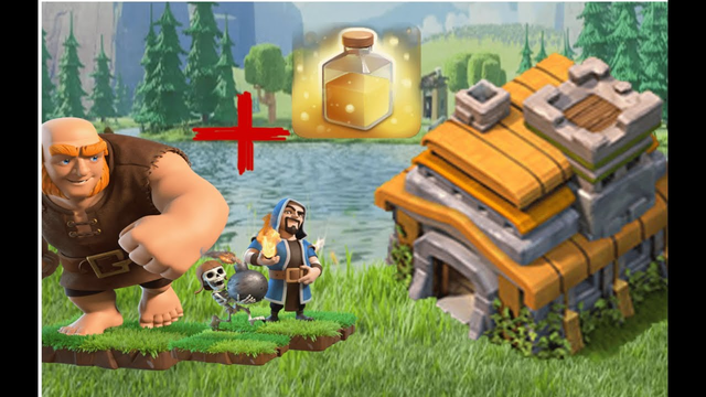 TH7 farming with Meat-shield Clash of Clans...