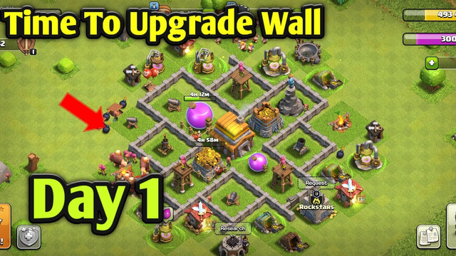Clash Of Clans Day 1 Road To Town Hall 6