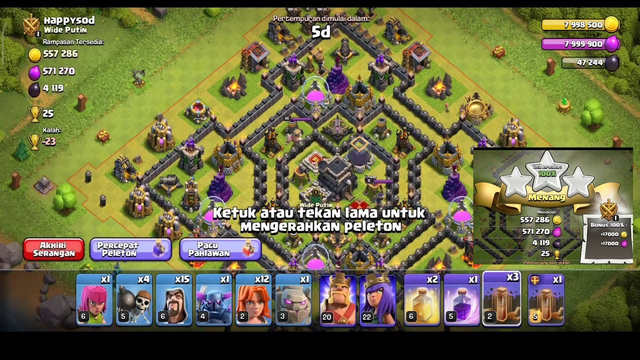 TH9 GOWIVA attack | Clash of Clans