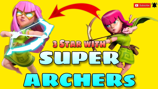 Th 13 Super Archer 3 Star Attack - Clash Of Clans - Super Archer Spam Attack with Rain of Rage Spell
