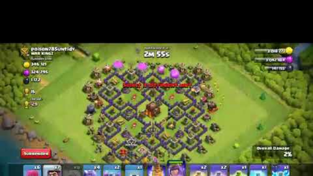 Plz support ,my first clash of clans video on YouTube