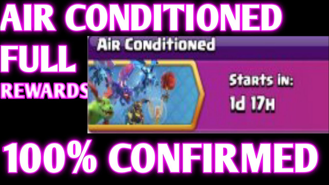 Clash of clans || upcoming events rewards full information || air conditioned event