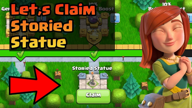 Let,s Claim Storied Statue In Clash Of Clans | Coc New Statue | Coc Storied Statue