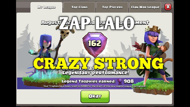TH13 ZAP LALO IS CRAZY STRONG | LEGEND LEAGUE | CLASH OF CLANS