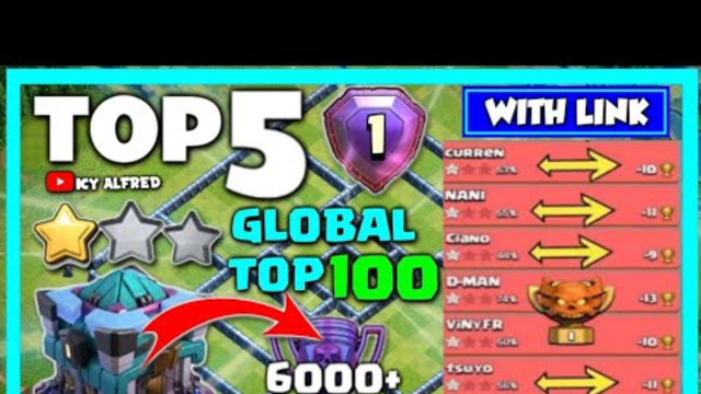 Th13 anti 2 star Legend league base with link|| Top 5! Coc Legend bases 2020